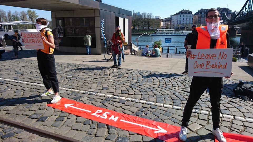 Normal seebrucke demo frankfurt